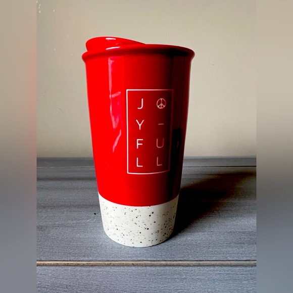 Starbucks ❤️Joyful Double-Walled Ceramic Tumbler 🥤12 fl ozs - Picture 2 of 5